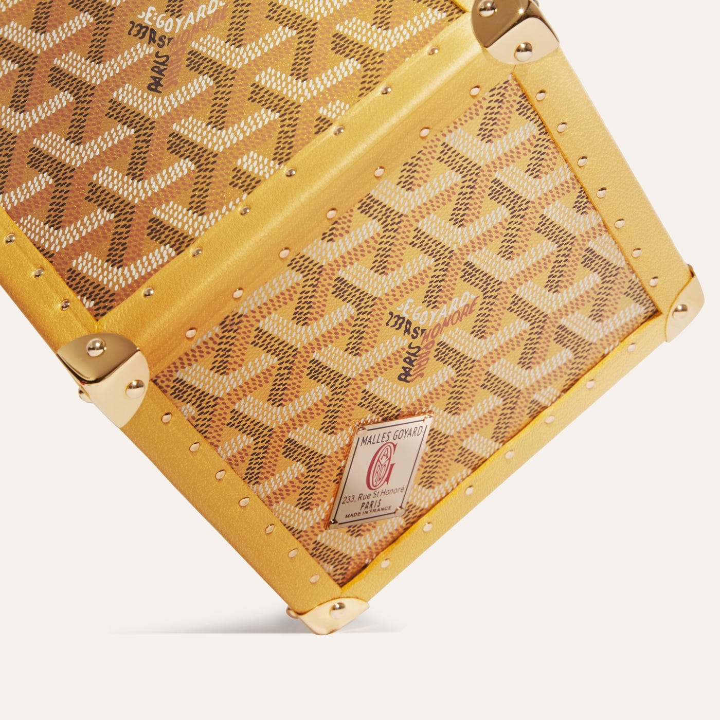 Goyard Dé Trunk Bag Gold - Image 3